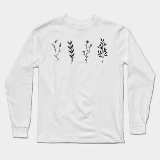 Leafs in a line Long Sleeve T-Shirt